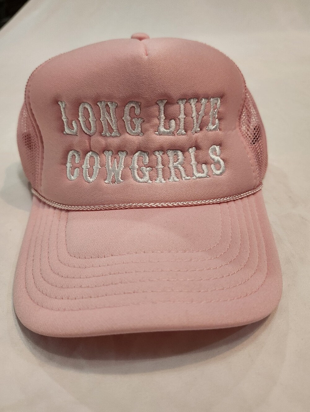 Pink Trucker Hat "Long Live Cowgirls"